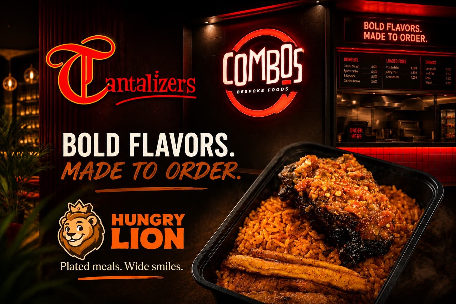 The group food brands — Tantalizers, Combos and Hungry Lion